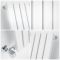 Milano Capri - White Flat Panel Horizontal Designer Radiator - 635mm x 826mm