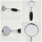 Milano Elizabeth - Chrome and Black Traditional Thermostatic Shower with Ceiling Mounted Shower Head and Hand Shower (2 Outlet)