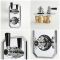 Milano Elizabeth - Traditional Concealed Thermostatic Twin Diverter Shower Valve - Chrome and Black