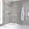 Milano Portland - Hinged Double Door Corner Shower Enclosure with Tray - Choice of Sizes