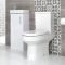Milano Ballam - Close Coupled Toilet and 400mm Floor Standing Vanity Unit Set - Choice of Finish
