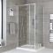 Milano Portland - Corner Bi-Fold Shower Door Enclosure with Tray - Choice of Sizes