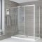 Milano Portland - Sliding Shower Door - Choice of Sizes and Side Panel
