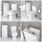 Milano Farington - Close Coupled Toilet and 400mm Freestanding Vanity Unit Set - Choice of Finish