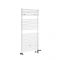 Milano Arno Dual Fuel - White Bar on Bar Heated Towel Rail - 1190mm x 600mm
