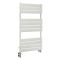 Milano Lustro Dual Fuel - Designer White Flat Panel Heated Towel Rail - Choice of Size and Cable Cover