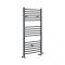 Milano Artle Dual Fuel - Anthracite Straight Heated Towel Rail - 1200mm x 500mm