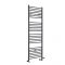 Milano Artle Dual Fuel - Anthracite Straight Heated Towel Rail - 1800mm x 600mm