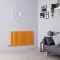 Milano Aruba - Sunset Orange Horizontal Designer Radiator (Single Panel) - 635mm Tall - Choice Of Width