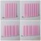 Milano Aruba - Camellia Pink Horizontal Designer Radiator - 635mm Tall - Choice Of Width