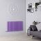 Milano Aruba - Lush Purple Horizontal Designer Radiator (Single Panel) - 635mm Tall - Choice Of Width