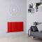 Milano Aruba - Siamese Red Horizontal Designer Radiator (Single Panel) - 635mm Tall - Choice Of Width