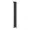 Milano Aruba Slim Electric - Black Vertical Designer Radiator - 1600mm x 236mm - with Bluetooth Thermostat