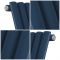 Milano Aruba Electric - Deep Sea Blue Horizontal Designer Radiator - 635mm Tall - Choice of Size, Thermostat and Cable Cover
