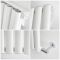 Milano Aruba Ardus - White Dry Heat 1200W Vertical Electric Designer Radiator - 1784mm x 472mm - Choice of Wi-Fi Thermostat