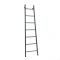 Milano Indus - Anthracite Floor-Standing Ladder Heated Towel Rail - 1800mm x 500mm