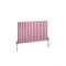 Milano Aruba - Camellia Pink Horizontal Designer Radiator (Double Panel) - Choice of Sizes