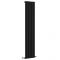 Milano Java - Black Vertical Designer Radiator - 1600mm x 354mm (Single Panel)