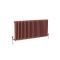Milano Windsor - Booth Red Horizontal Traditional Triple Column Radiator - Choice of Size