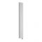 Milano Aruba Slim Electric - White Vertical Designer Radiator - 1600mm x 236mm (Double Panel)