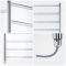 Milano Esk Electric - Stainless Steel Flat Heated Towel Rail - 800mm x 500mm