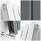Milano Viti - 1780mm Diamond Panel Vertical Designer Radiator - Choice of Colours and Sizes