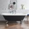 Milano Legend - Traditional Roll Top Freestanding Bath - 1795mm x 785mm - Choice of Bath Colour and Feet Finish