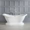 Milano Towneley - 1750mm x 730mm Double Ended Freestanding Bath with Base