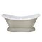 Milano Towneley - Traditional Double Ended Freestanding Bath with Base - 1750mm x 730mm - Choice of Colour