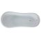 Milano Hest - Stone Grey Traditional Freestanding Slipper Bath with Brushed Gold Feet - 1710mm x 740mm (No Tap-Holes)