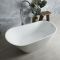 Milano Overton - White Modern Freestanding Slipper Bath - 1600mm x 750mm