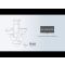 RAK Sensation - Gloss White Modern Freestanding Basin - 550mm x 460mm (1 Tap-Hole)