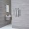 Milano Select - Chrome Designer Heated Towel Rail - 610mm x 500mm