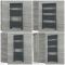 Milano Lustro - Designer Anthracite Flat Panel Heated Towel Rail - Choice of Size
