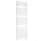 Milano Arno Electric - White Bar on Bar Heated Towel Rail - 1738mm x 450mm