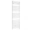 Milano Arno Electric - White Bar on Bar Heated Towel Rail - 1738mm x 600mm