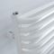 Milano Bow - White D-Bar Heated Towel Rail - 1533mm x 600mm