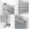 Milano Lustro - Chrome Flat Panel Designer Heated Towel Rail - 1000mm x 450mm