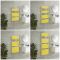 Milano Lustro - Designer Dandelion Yellow Flat Panel Heated Towel Rail - Choice of Size