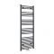 Milano Neva - Anthracite Central Connection Heated Towel Rail - 1600mm x 600mm