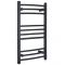 Milano Artle Electric - Anthracite Curved Heated Towel Rail - 800mm x 500mm