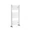 Milano Ive - White Curved Heated Towel Rail - 1000mm x 500mm
