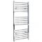 Milano Kent Electric - Chrome Curved Heated Towel Rail - 1200mm x 600mm