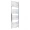 Milano Kent Electric - Chrome Curved Heated Towel Rail - 1800mm x 600mm