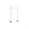 Milano Ive - White Straight Heated Towel Rail - 600mm x 400mm