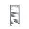 Milano Artle - Anthracite Straight Heated Towel Rail - 1000mm x 500mm