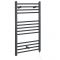 Milano Artle Electric - Anthracite Straight Heated Towel Rail - 1000mm x 500mm