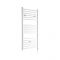 Milano Ive Electric - White Straight Heated Towel Rail - 1200mm x 500mm