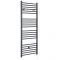 Milano Artle Electric - Anthracite Straight Heated Towel Rail - 1600mm x 500mm
