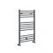 Milano Artle - Anthracite Straight Heated Towel Rail - 1000mm x 600mm